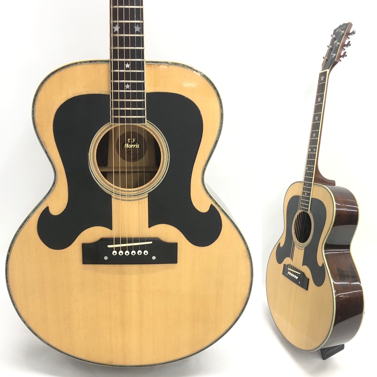 【特売】Morris WJ-25 モーリス アコースティックギター アリス 谷村新司モデル ハードケース付 モーリス