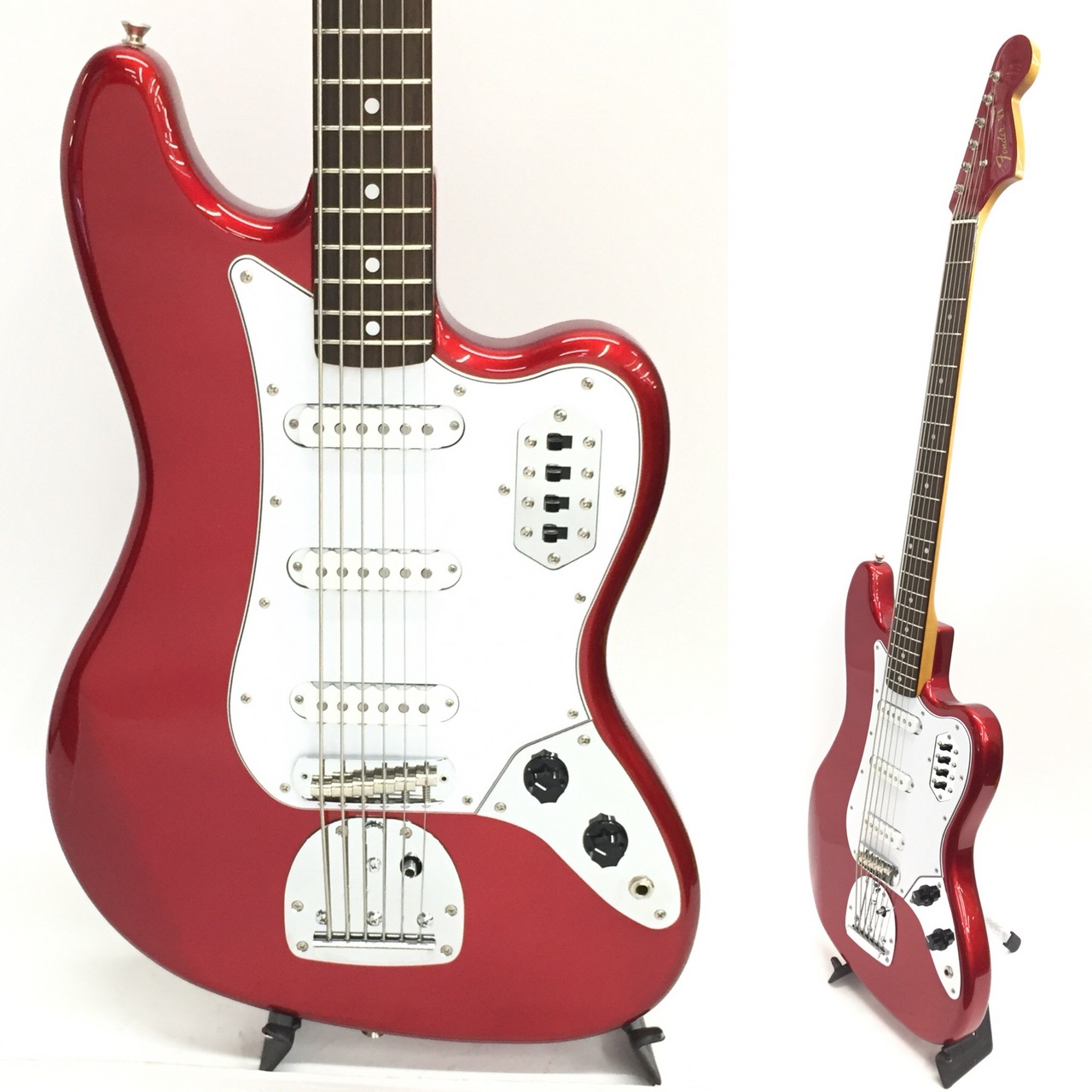 Fender Japan Bass VI Candy Apple Red 2012年製 買取ました！ ＃宅配