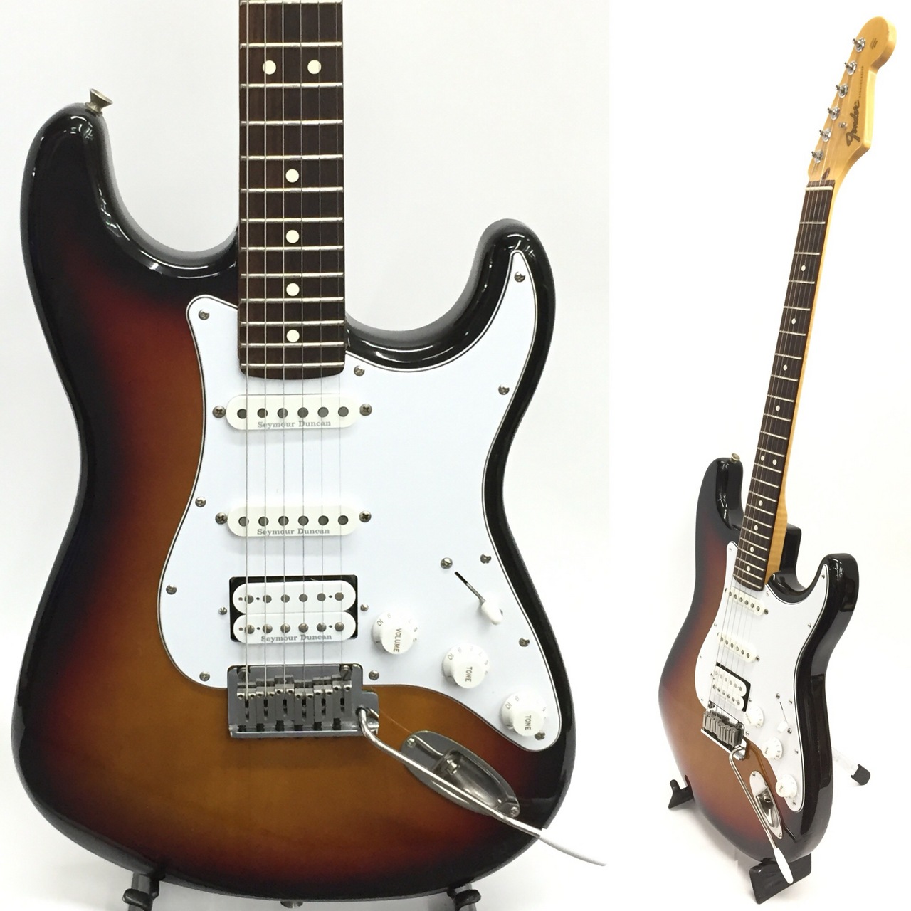 安い即納No.121919 1987 Eシリアル！富士弦器製造　F/J Squier SST30 BLK/M MADE IN JAPAN フェンダー