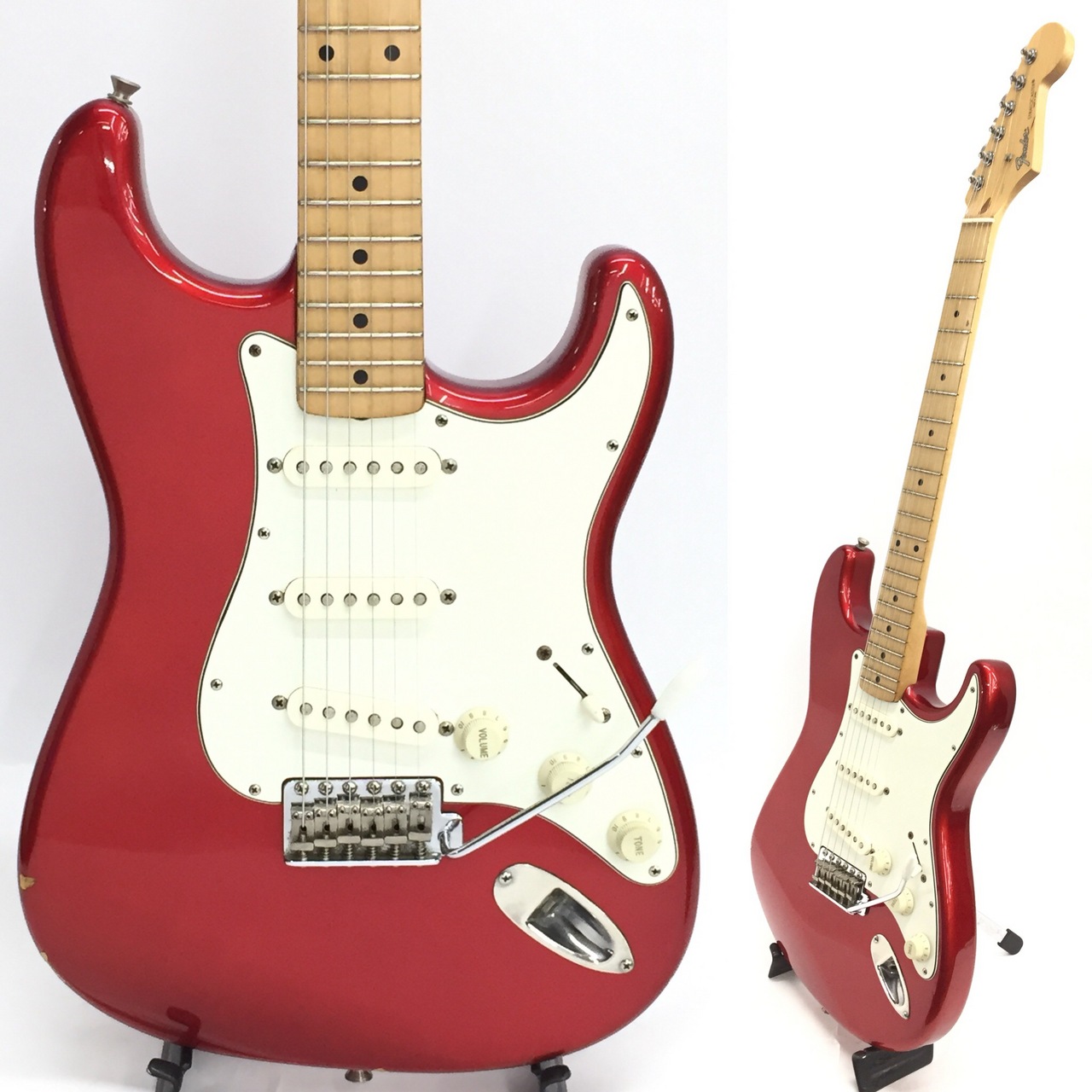 Fender Japan ST-43J CAR Standard Series Candy Apple Red 1999～2002年製 ダイナ楽器製造  #デジマート ＃チバカン楽器 ＃中古楽器 #楽器買取 - 楽器高価買取専門店 高く売るならチバカン楽器 千葉県 江戸川区 葛飾区 江東区 墨田区