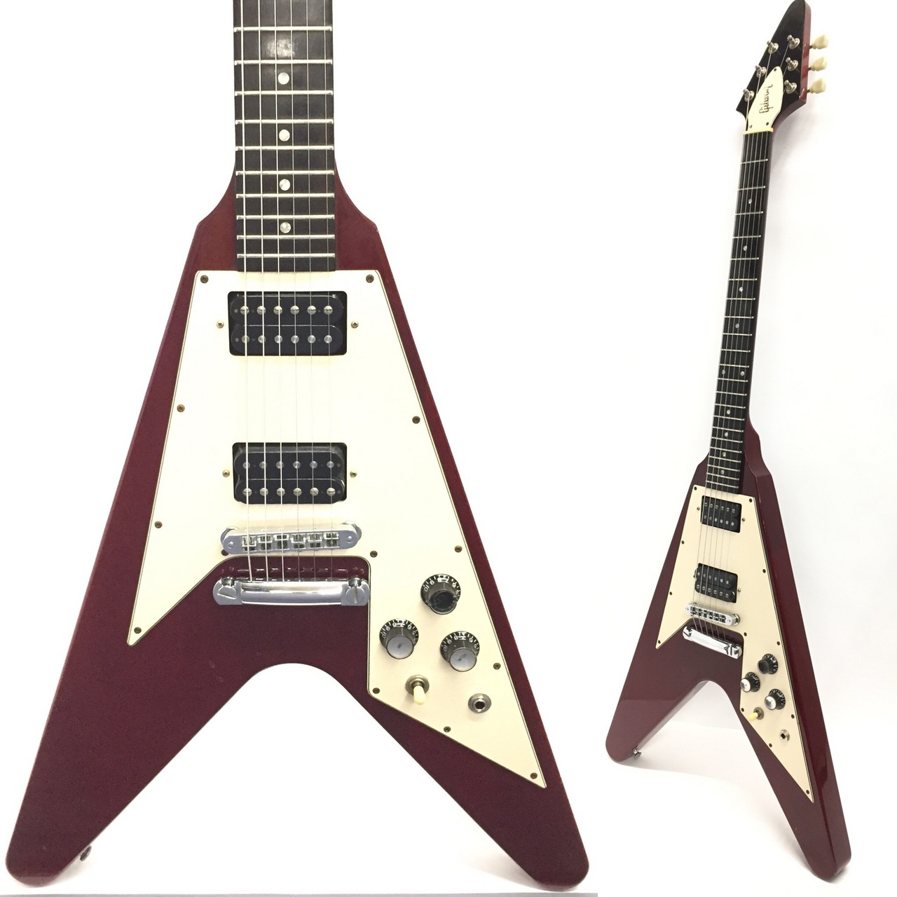 Gibson Flying V'67 Cherry Red Ebony Fingerboad 2001年製買取ました