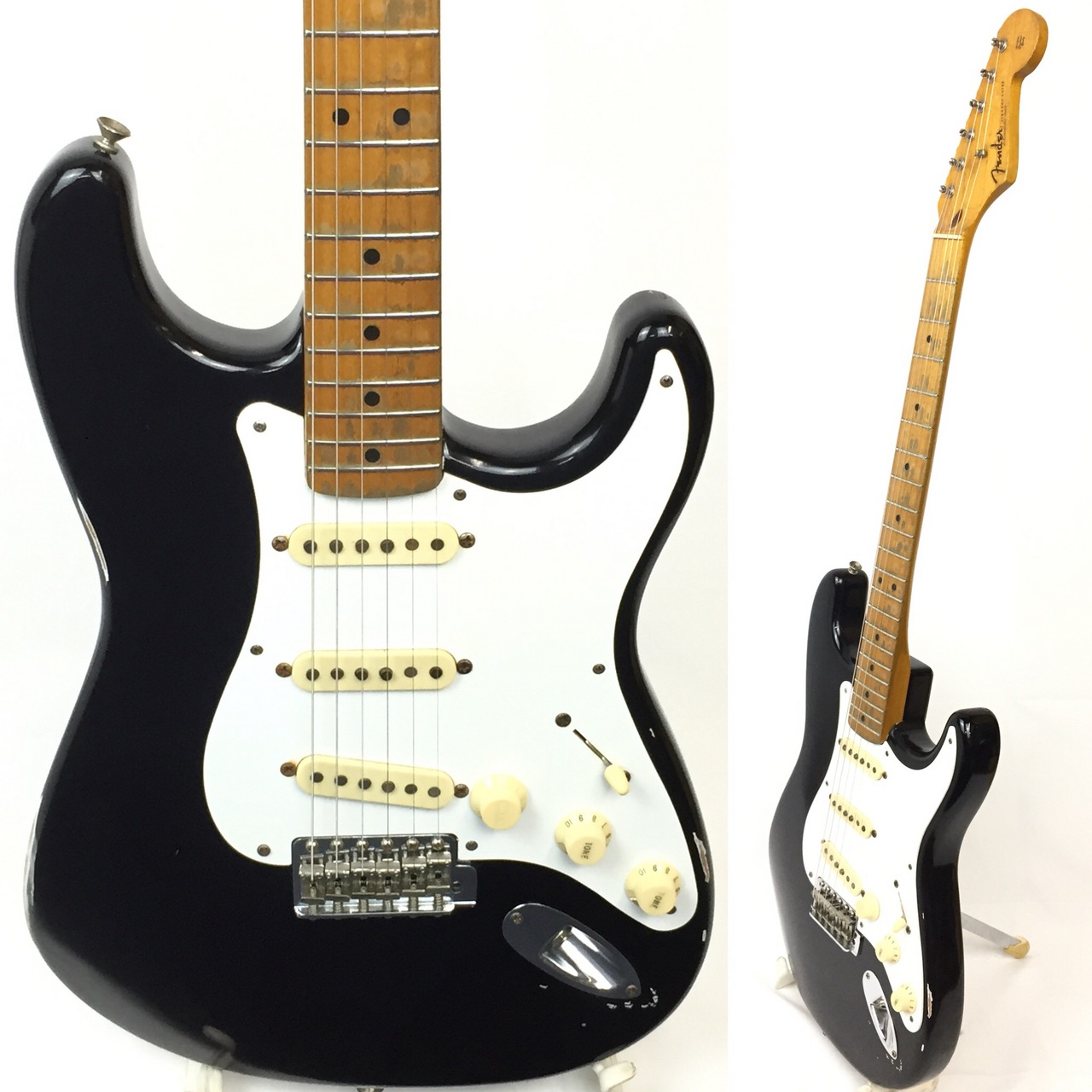 値下げ★ ヴィンテージ 1982年フラートン工場期 FENDER STRATOCASTER ストラトキャスターノブセット フェンダー