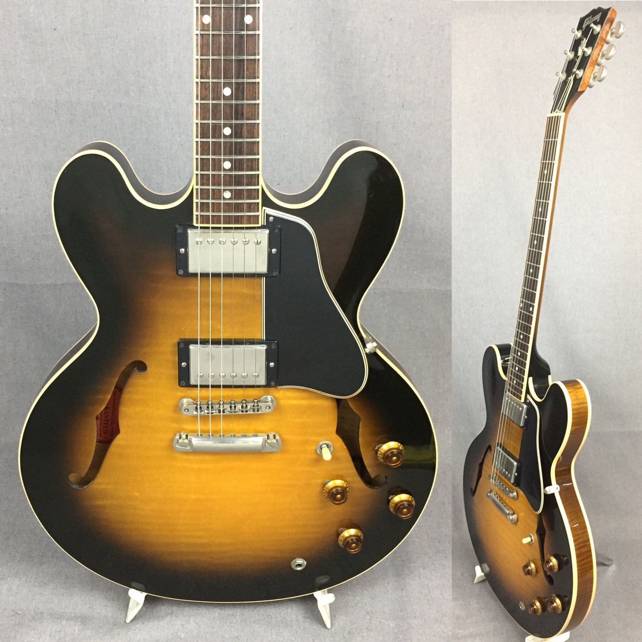 Gibson Memphis ES-335 Figured Vintage Sunburst 2004年製 買取ました! ￥278000で販売中！  #船橋 #買取 #LINE査定 #出張買取 #宅配買取 #GIBSON #楽器マイスター #チバカン楽器 #デジマート - 楽器高価買取専門店  高く売るならチバカン楽器 千葉県 江戸川区 葛飾区 江東 