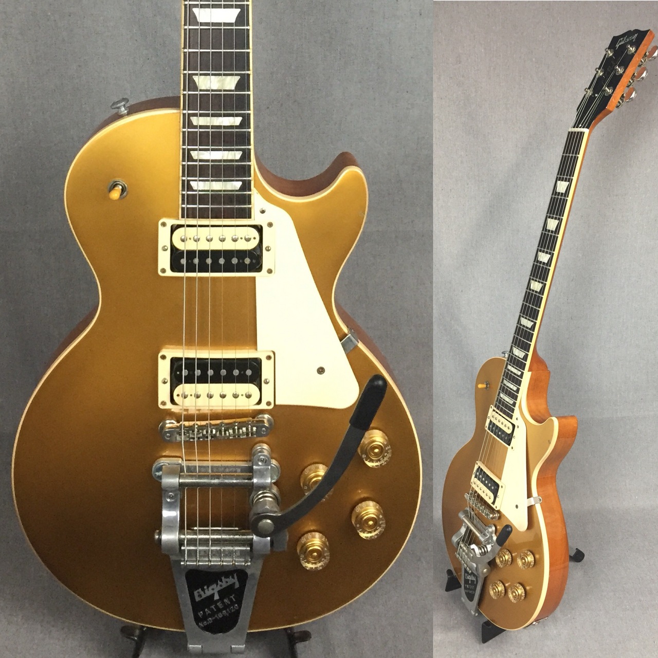 Gibson Les Paul Classic with Bigsby Zebra PU 2017 Proprietary Gold 