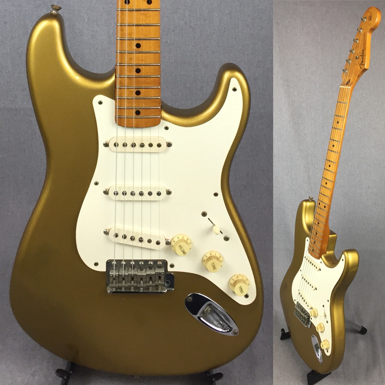 オシャレ Fender AmericanVintage 57 ゴールド フェンダーアメビン