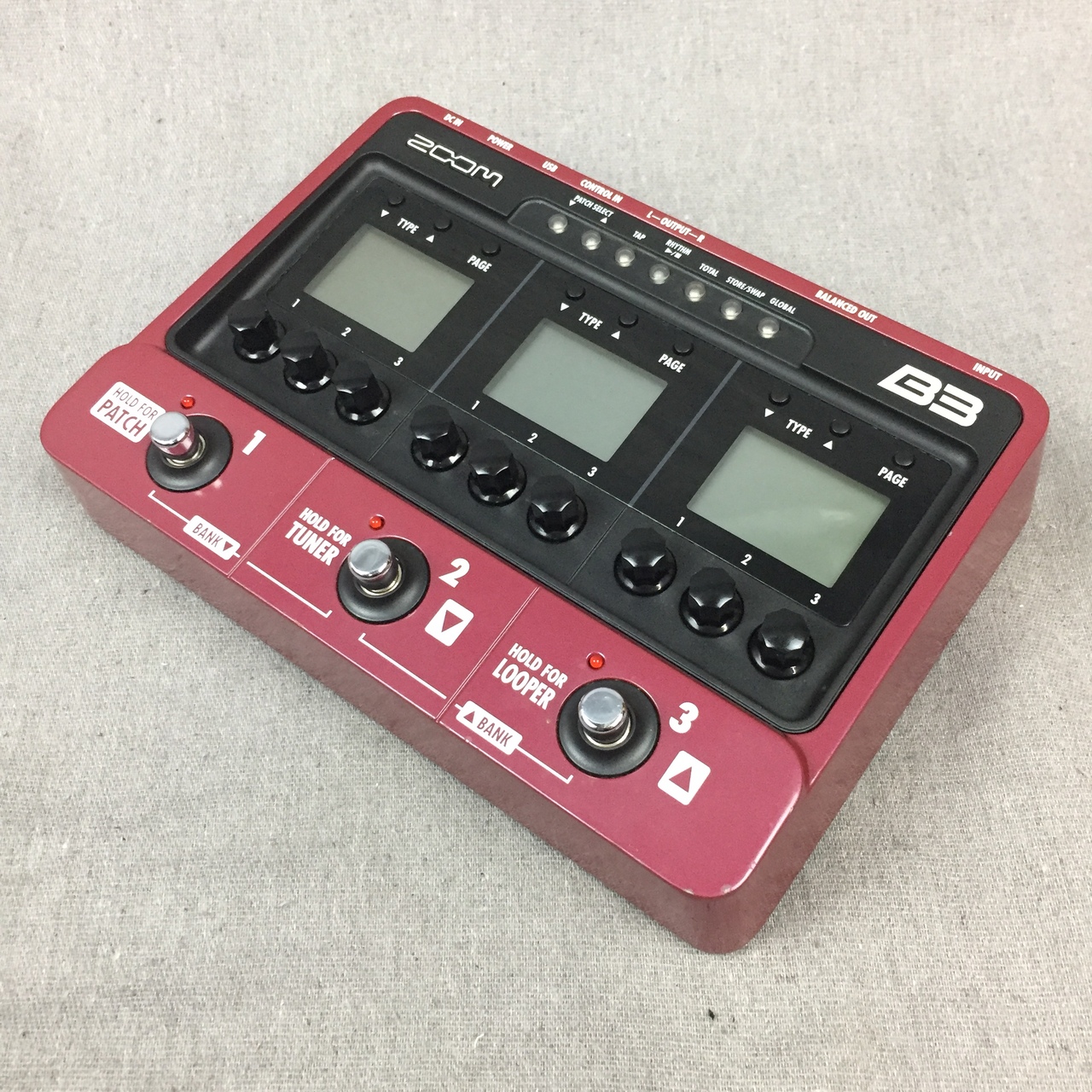 ZOOM B3 ベース用マルチエフェクター買取ました デジマートにて￥7980