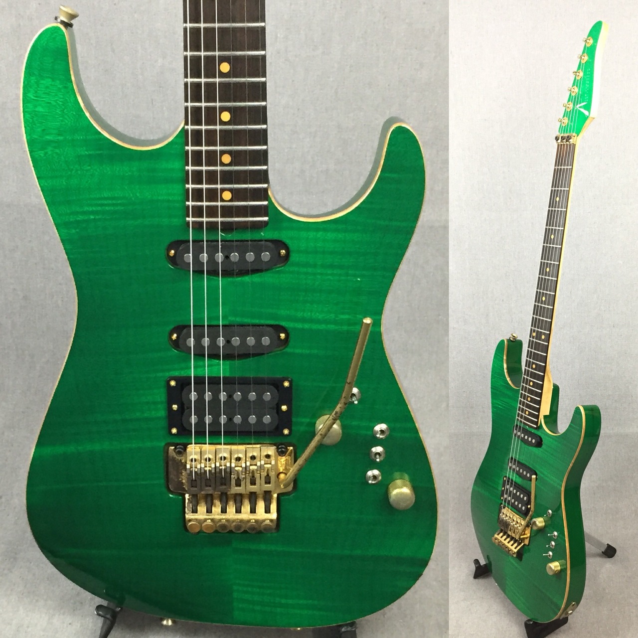 TOM ANDERSON Drop Top SSH Translucent Green with Binding 1991年製