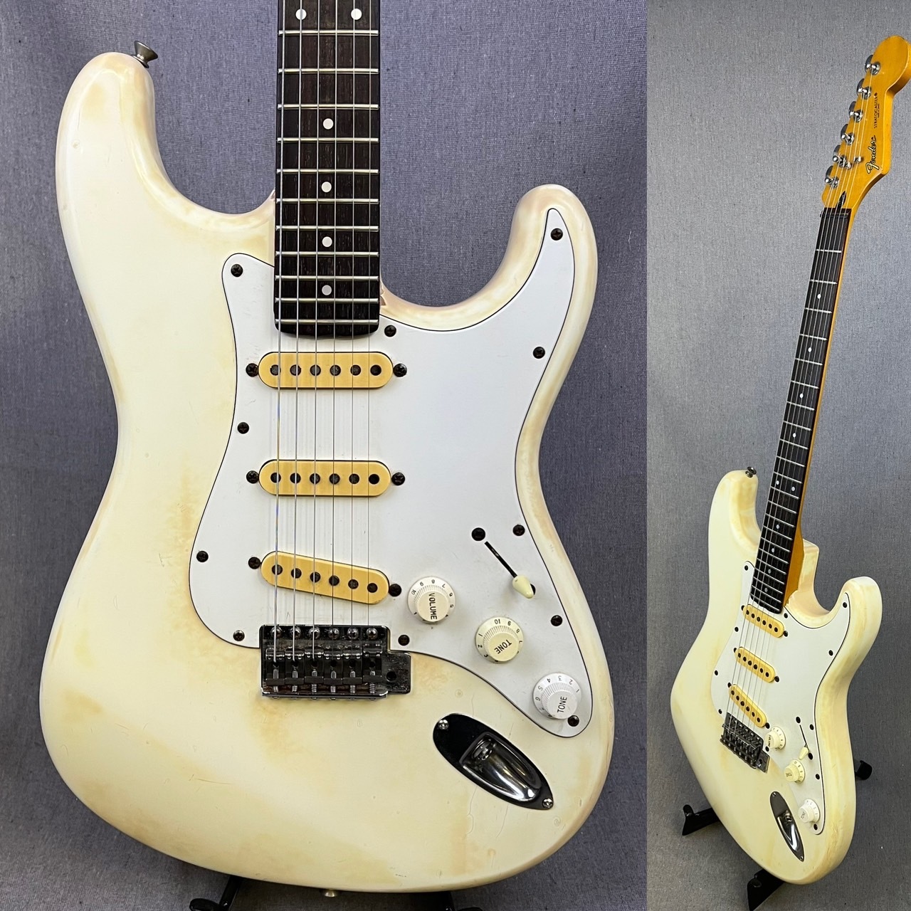 Fender Japan ST314-55 Vintage White Eシリアル 1986-87年製 買取まし