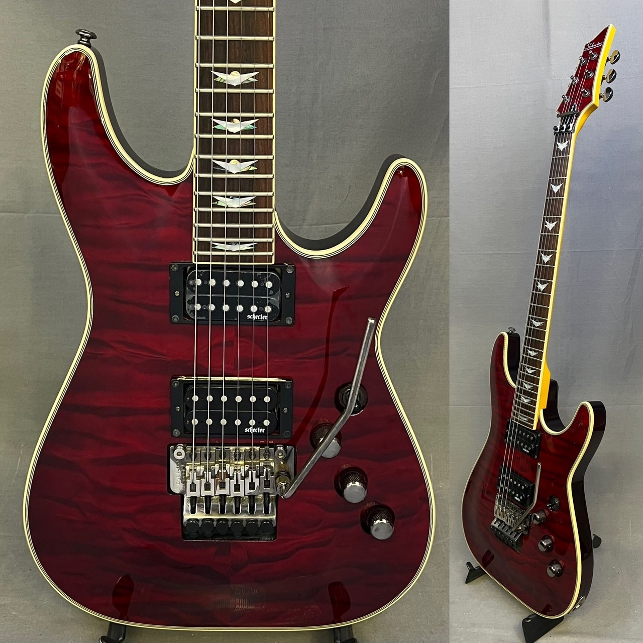 Schecter Omen Extreme 6FR FloydRose Sカラーグラフィック - ギター