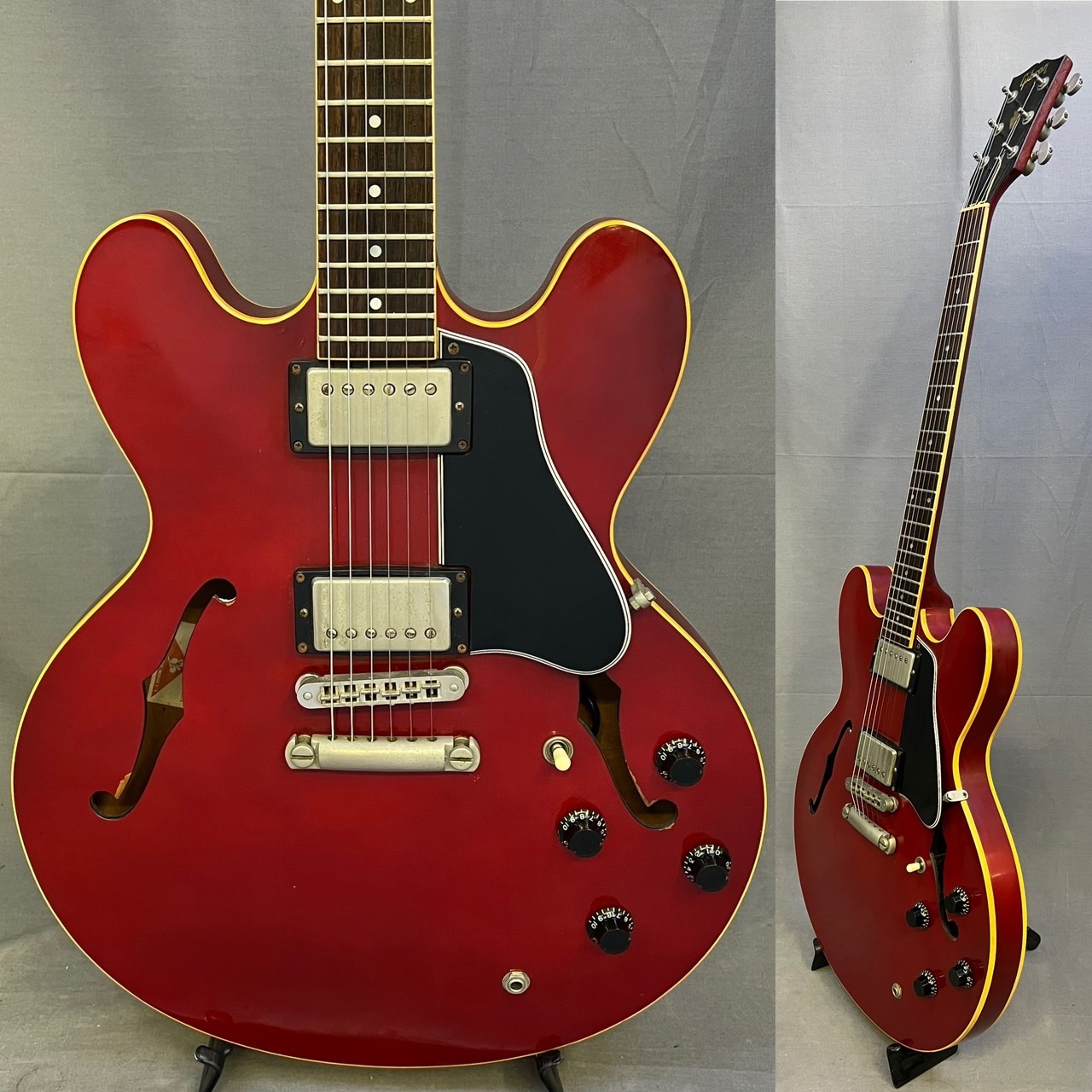 Gibson ES-335 DOT Cherry Kalamazoo made 1981年製 買取りました。デジマートにて￥498,000で販売中！  - 楽器高価買取専門店 高く売るならチバカン楽器 千葉県 江戸川区 葛飾区 江東区 墨田区