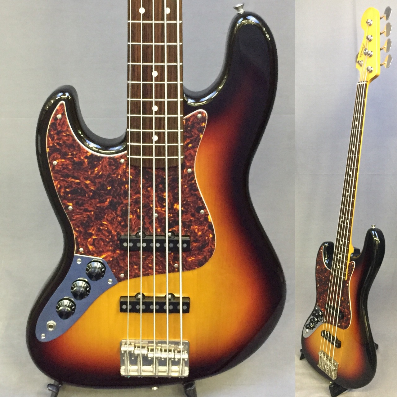 【低価NEW】★中古★FENDER JAPAN★JBV★フェンダージャパン★5弦ベース★Hipshotブリッジ★ フェンダー