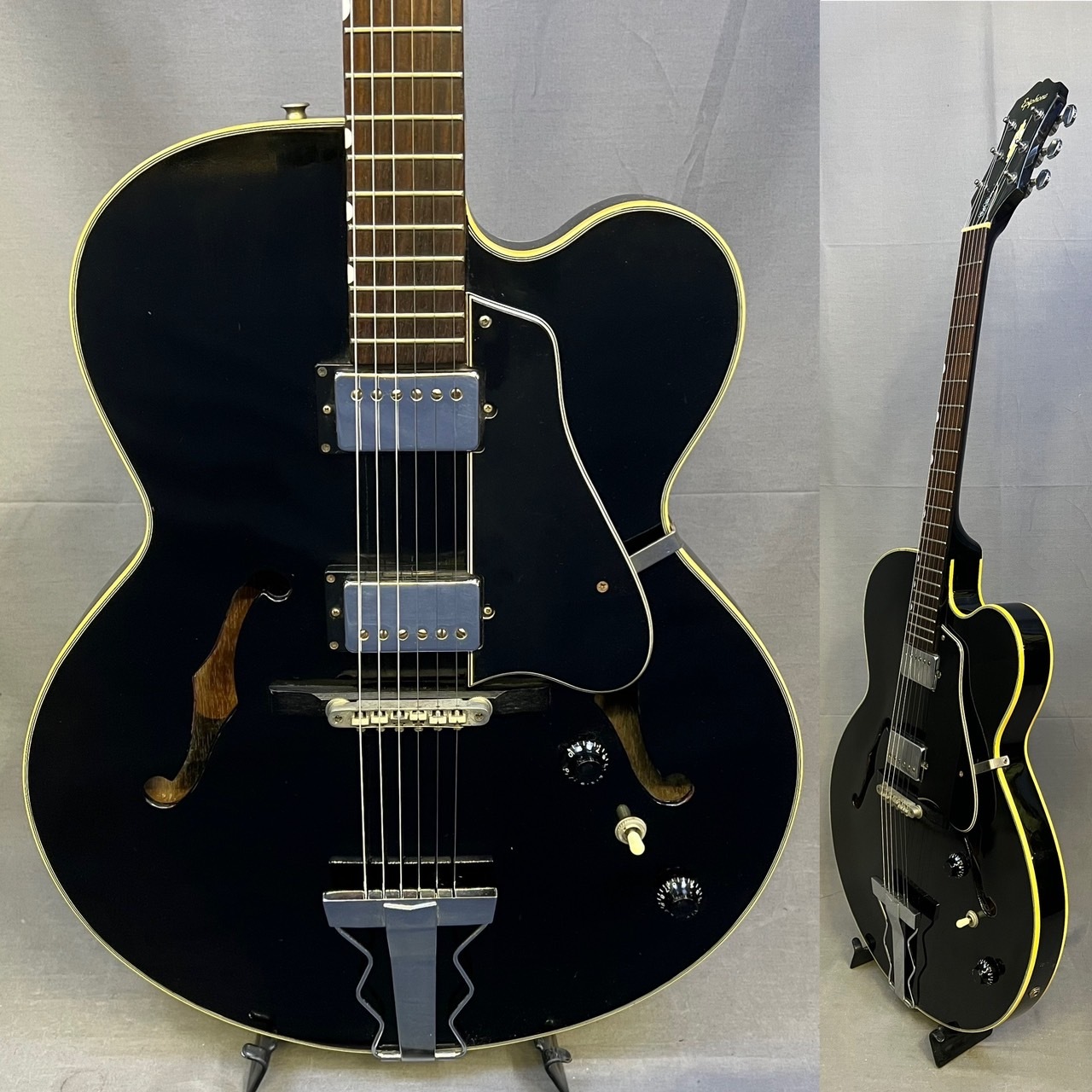 Epiphone Chet Atkins Country Gentleman Ⅱ Ebony Black 買取りました。デジマートにて￥98,000で 販売中！ - 楽器高価買取専門店 高く売るならチバカン楽器 千葉県 江戸川区 葛飾区 江東区 墨田区