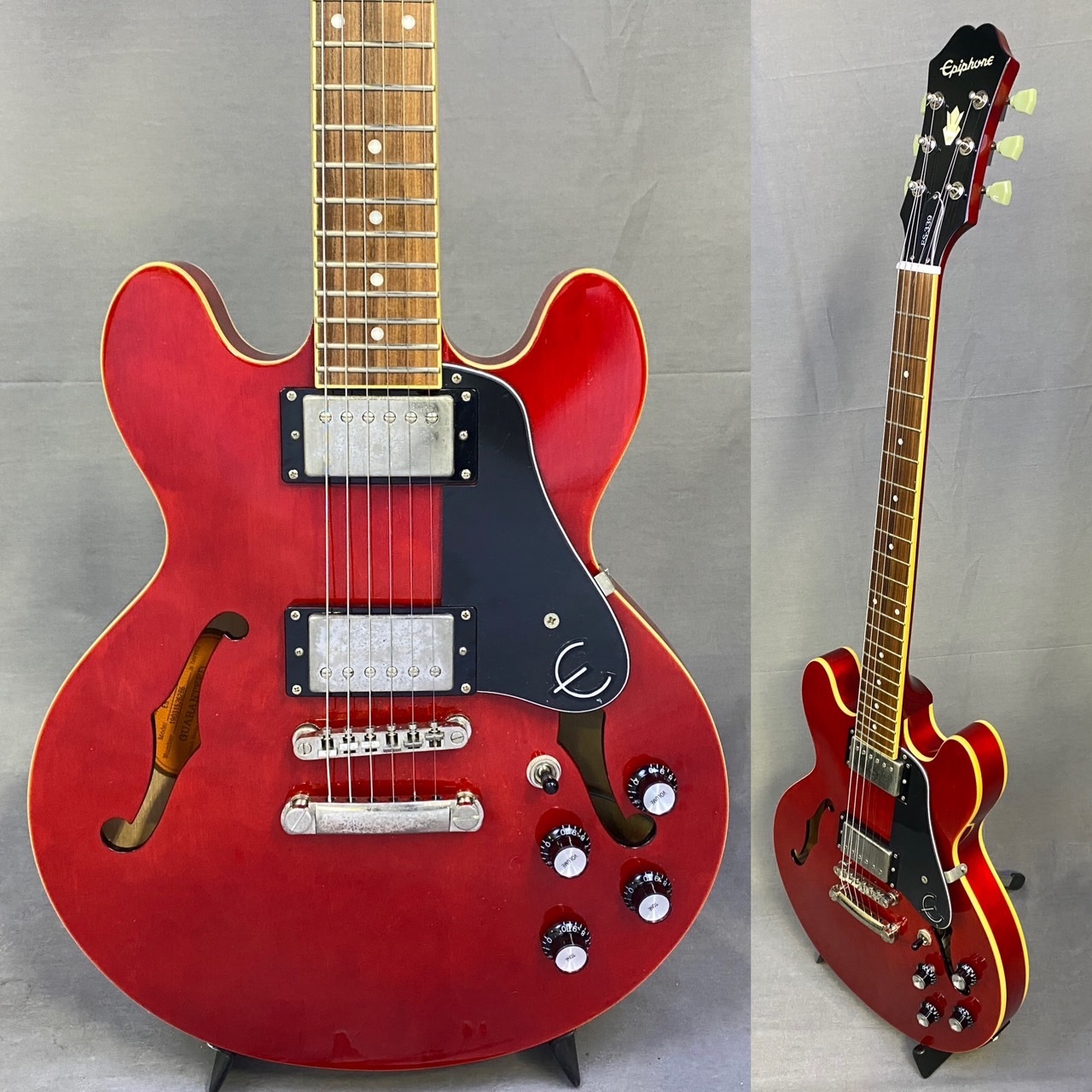 Epiphone ES-339 Cherry 2019年製 買取りました。デジマートにて￥52,800で販売中！ - 楽器高価買取専門店  高く売るならチバカン楽器 千葉県 江戸川区 葛飾区 江東区 墨田区