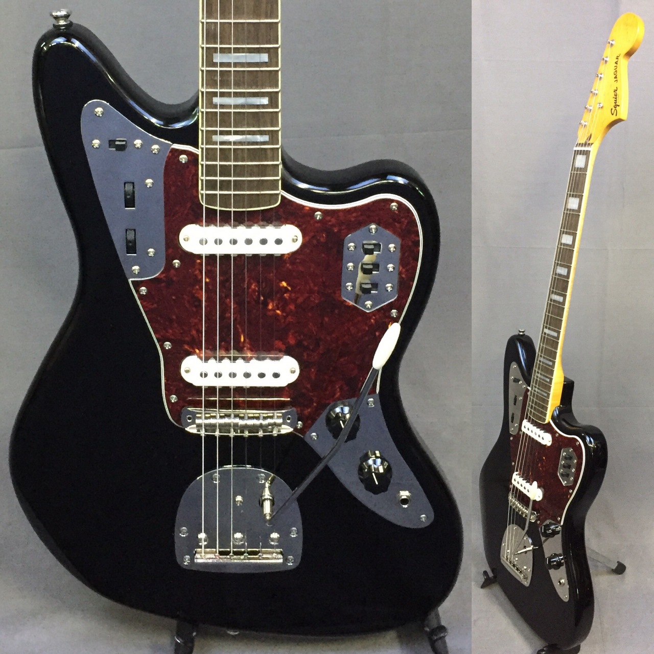 Squier by Fender Classic Vibe 70s Jaguar Black 2022年製 買取りまし  
