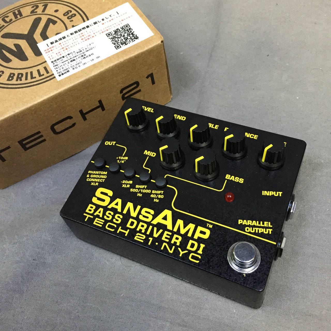 TECH21 Sansamp サンズアンプ Bass Driver DI V2 買取りました。デジマートにて￥26,800 で販売中！ -  楽器高価買取専門店 高く売るならチバカン楽器 千葉県 江戸川区 葛飾区 江東区 墨田区