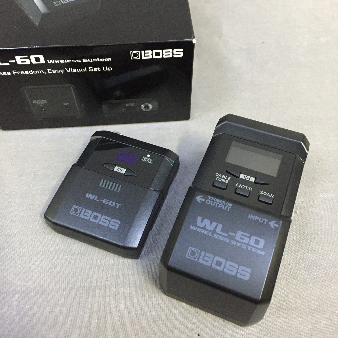 BOSS WL-60 ワイヤレスシステム 買取りました。デジマートにて￥24,000  