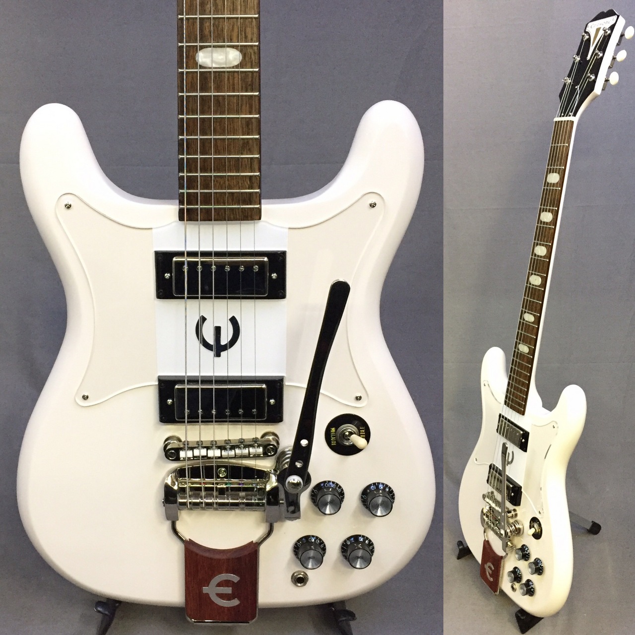 Epiphone Crestwood Custom Polaris White 2021年製 買取りました  