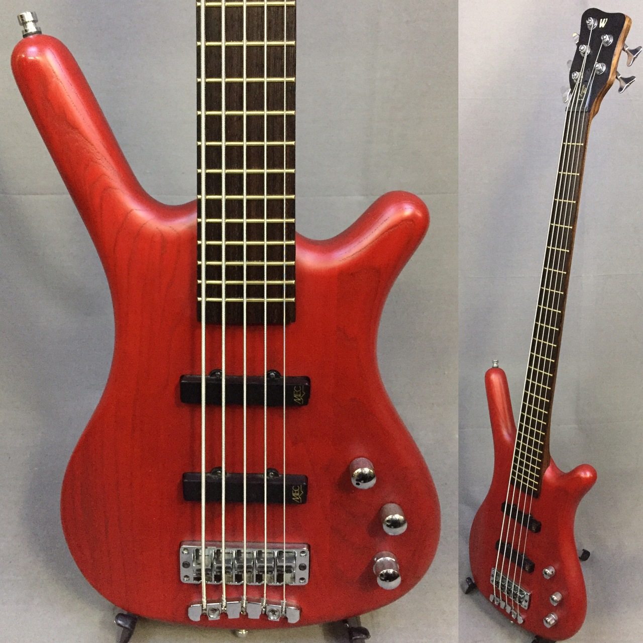 Warwick Pro Series Corvette Standard 5 Red Oil買取りました 