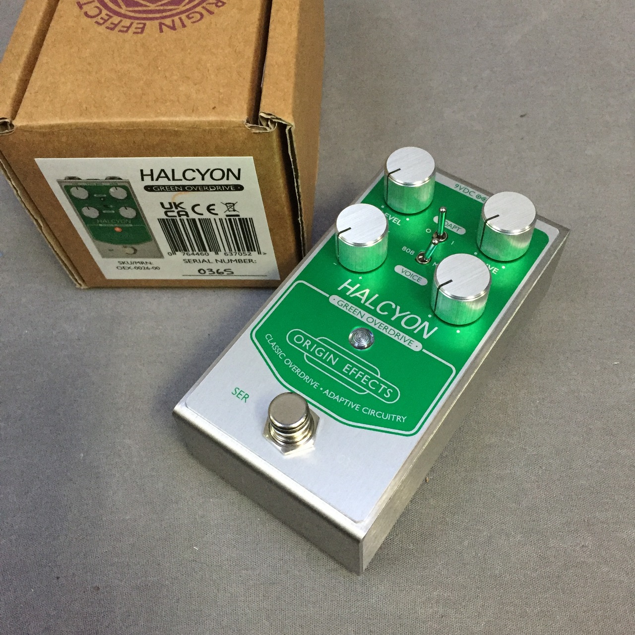 ORIGIN EFFECTS Halcyon Green Overdrive 買取りました。デジマートに