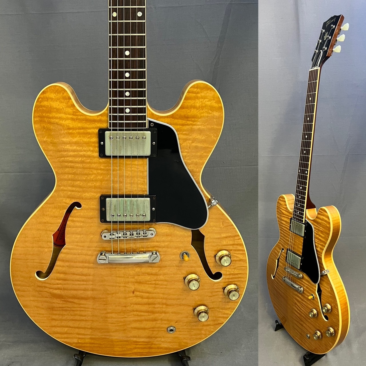 Gibson Memphis Historic Series 1961 ES-335 Figured Natural 2015年製  買取りました。デジマートにて￥598,000で販売中！ - 楽器高価買取専門店 高く売るならチバカン楽器 千葉県 江戸川区 葛飾区 江東区 墨田区