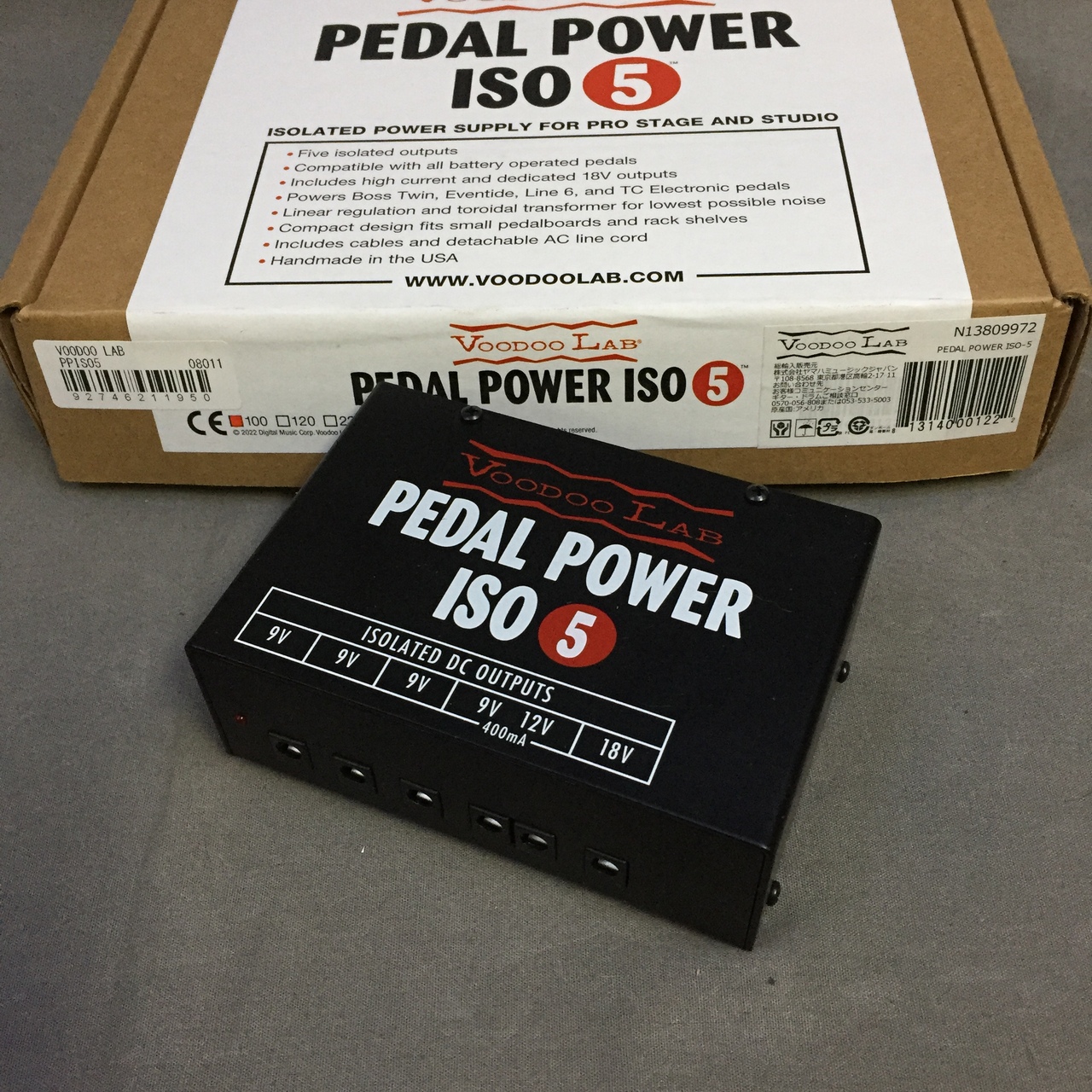 voodoo lab pedal power ISO 5