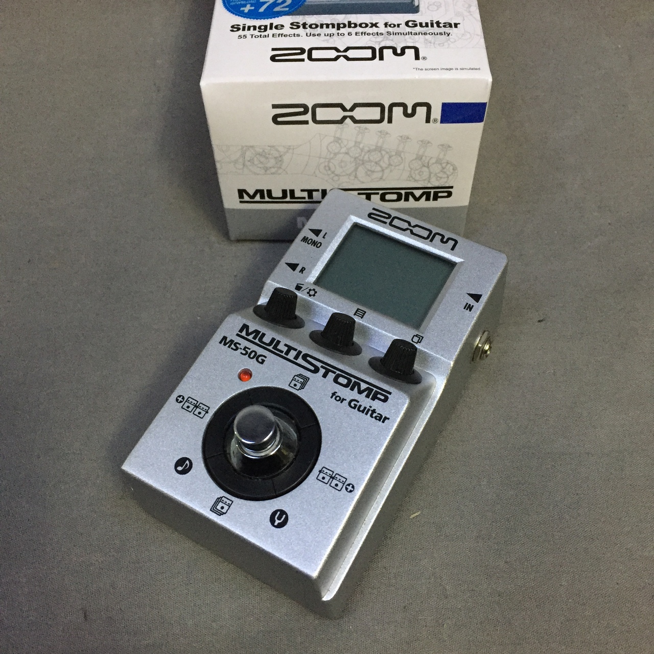 ZOOM MS-50G MULTI STOMP 買取りました。デジマートにて￥9,800で販売 