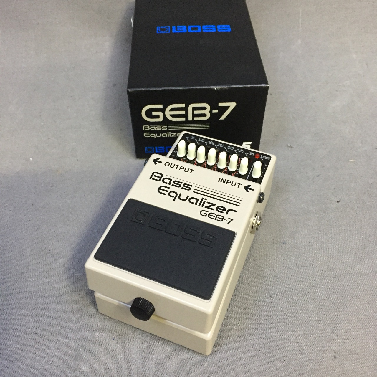 BOSS GEB-7 Bass Equalizer 買取りました。デジマートにて￥5,980で