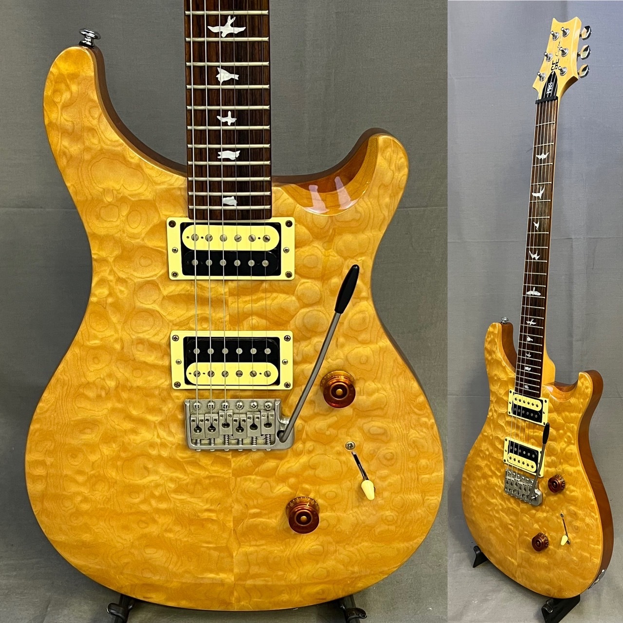 Paul Reed Smith(PRS) SE Custom 24 Quilt Maple Vintage Yellow 2013  
