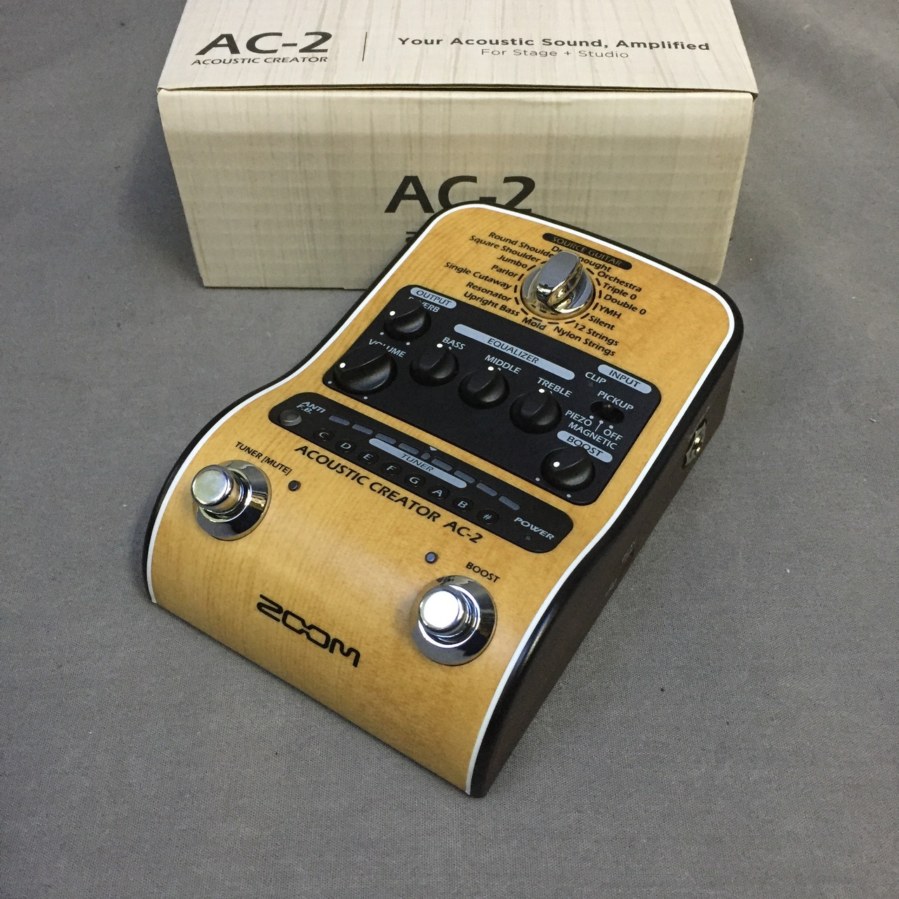 ZOOM AC-2 アコースティッククリエイター　新品　未開封 Amazon.com: Zoom AC-2 Acoustic Creator, Acoustic DI with