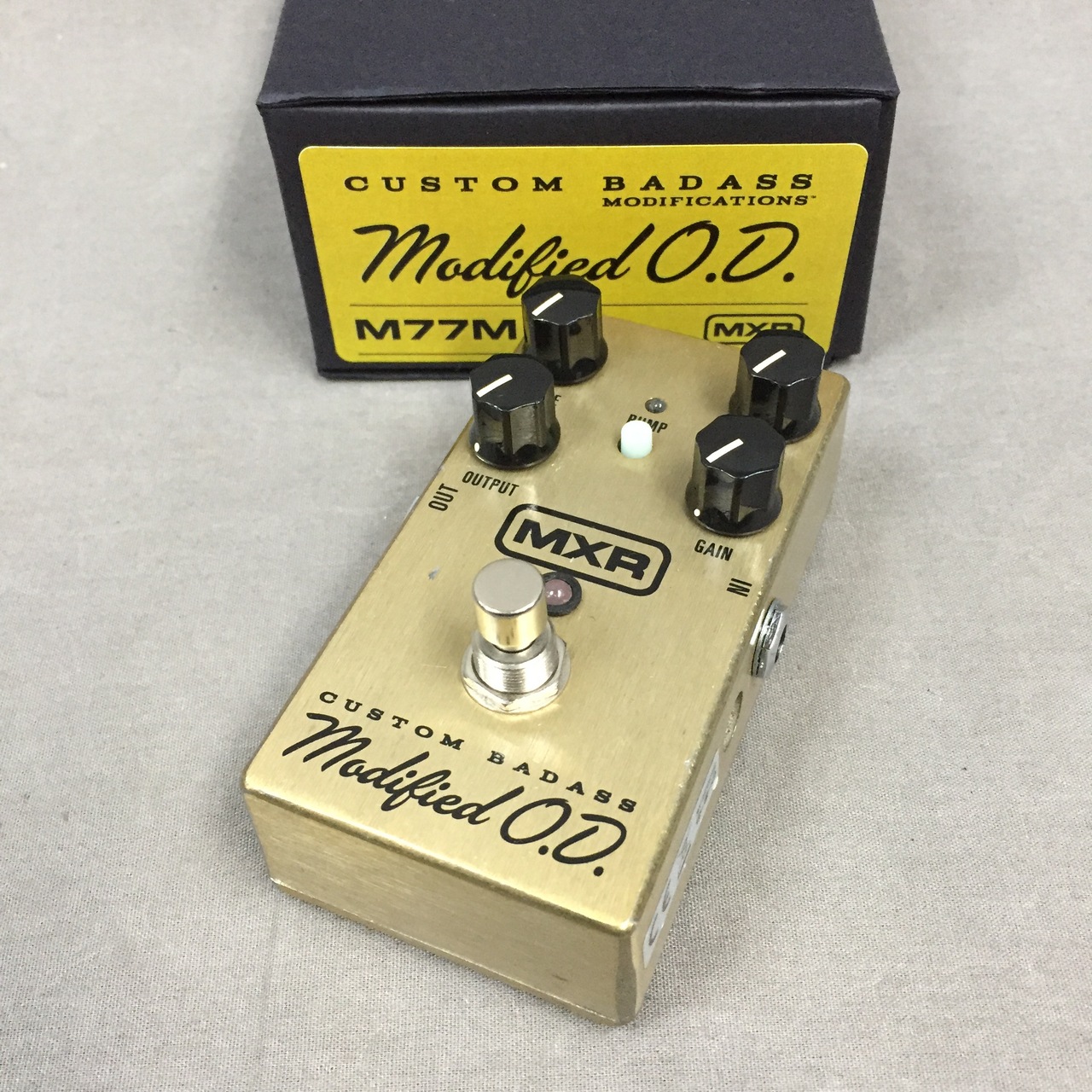 MXR M77 Custom Badass Modified O.D.買取りました。デジマートにて