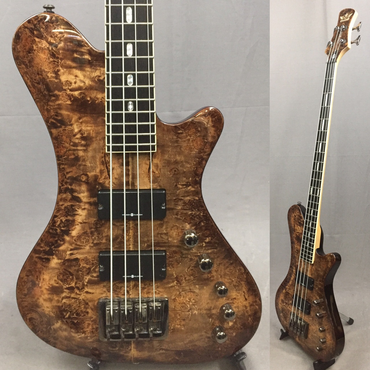 【美品】KRAKEN GUITARS CHAMP エレキベース Kraken CHAMP 3.9買取りました。デジマートにて￥49,800で販売中