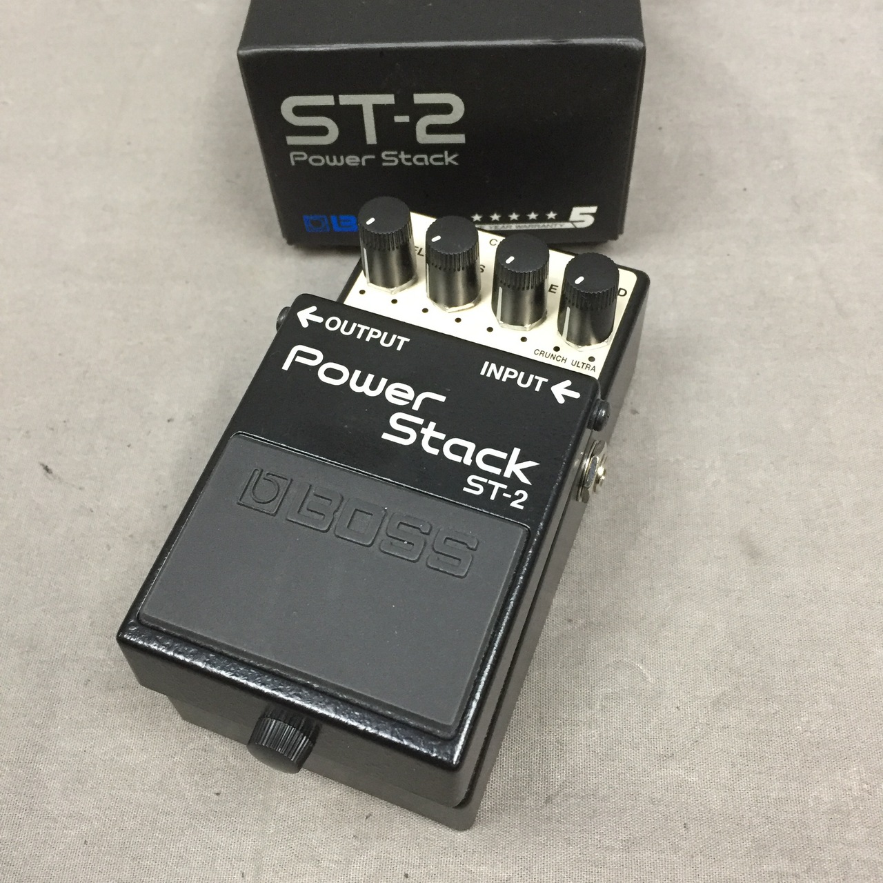 BOSS ST-2 Power Stack 買い取りました。デジマートにて7,280円で販売