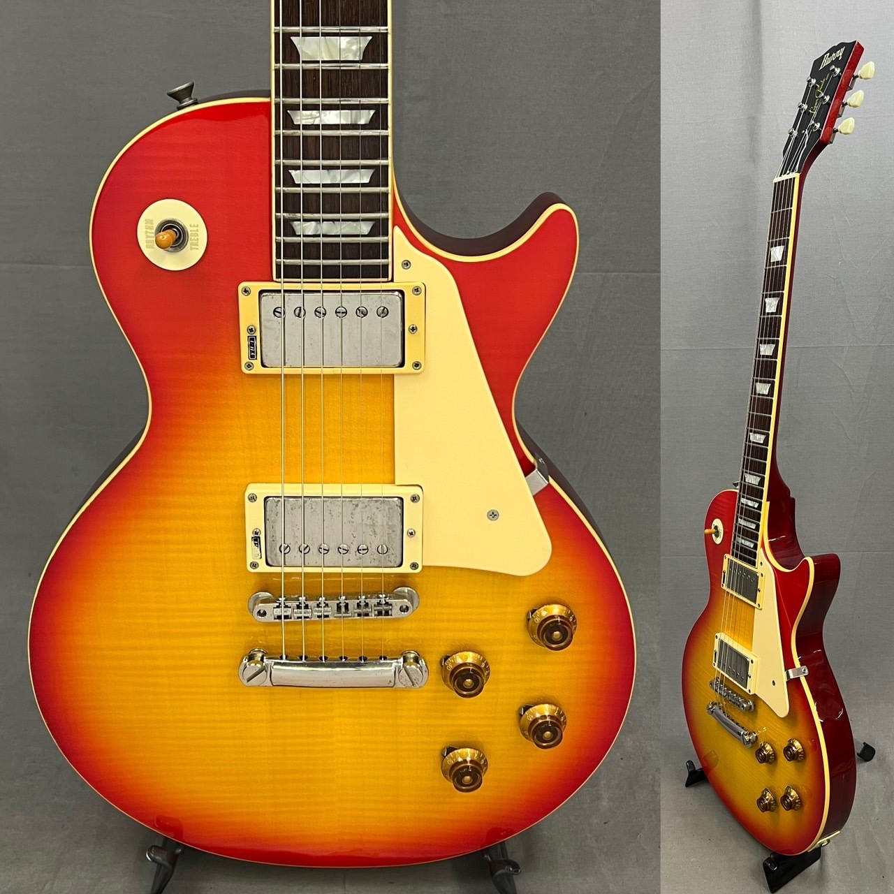 Burny レスポールJr 通電確認済み　ジャパンビンテージ　エレキギター Burny rock'n roll Version Lespaul Jr - ギター・楽器買取の
