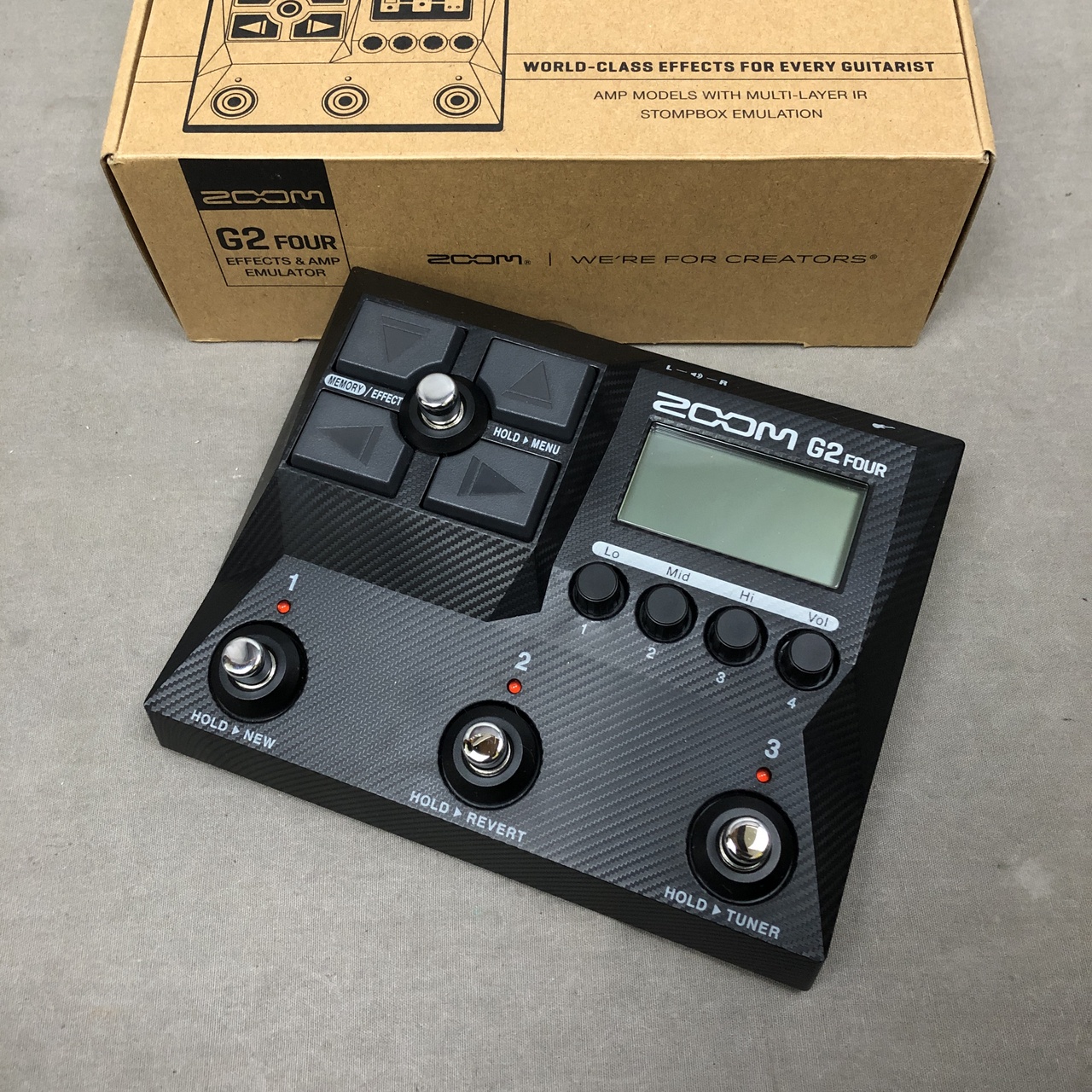 ZOOM G2 FOUR買取りました。デジマートにて￥13,000 で販売中