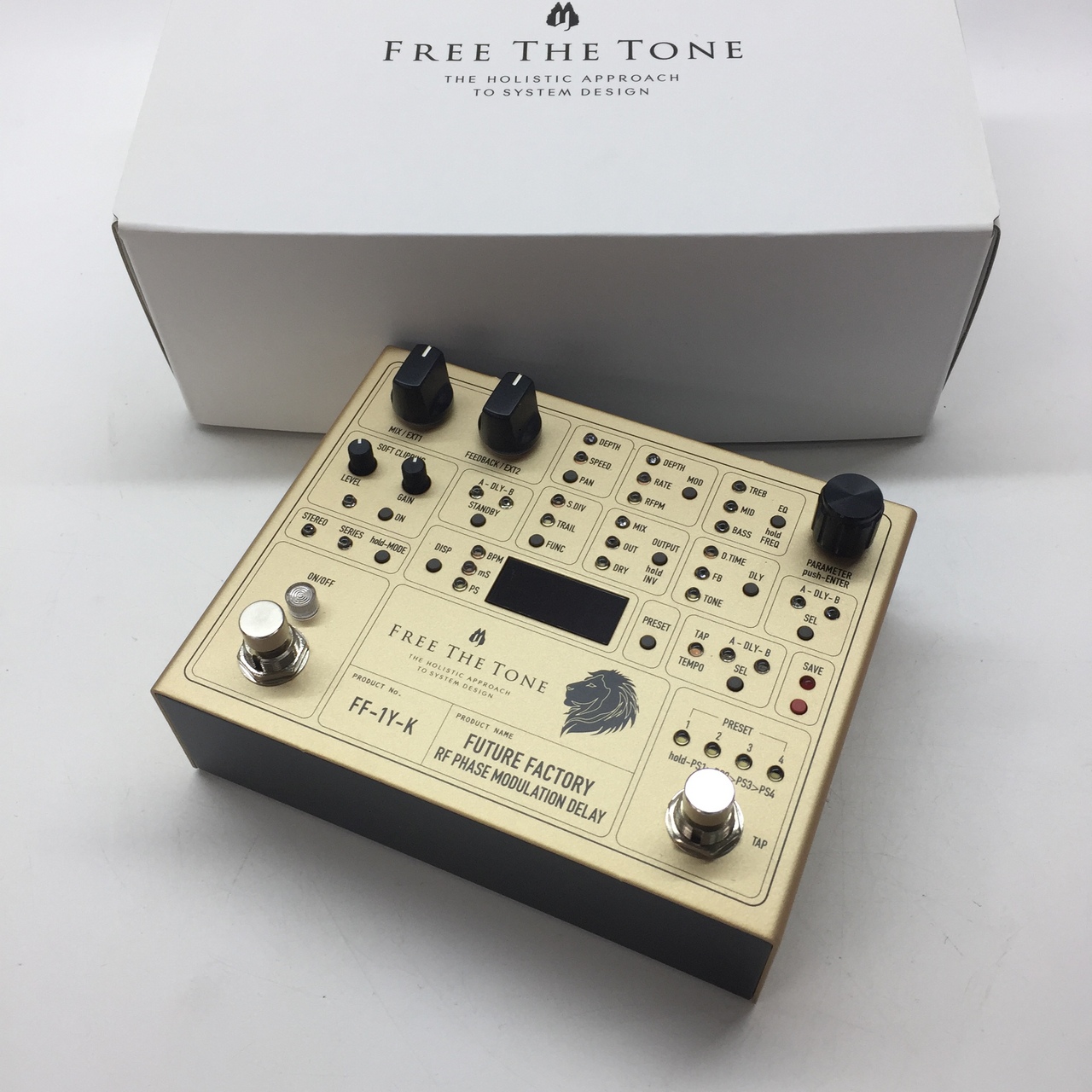 FREE THE TONE FF-1K 未使用品 Free The Tone FF-1Y-K RF PHASE MODULATION DELAY Ken