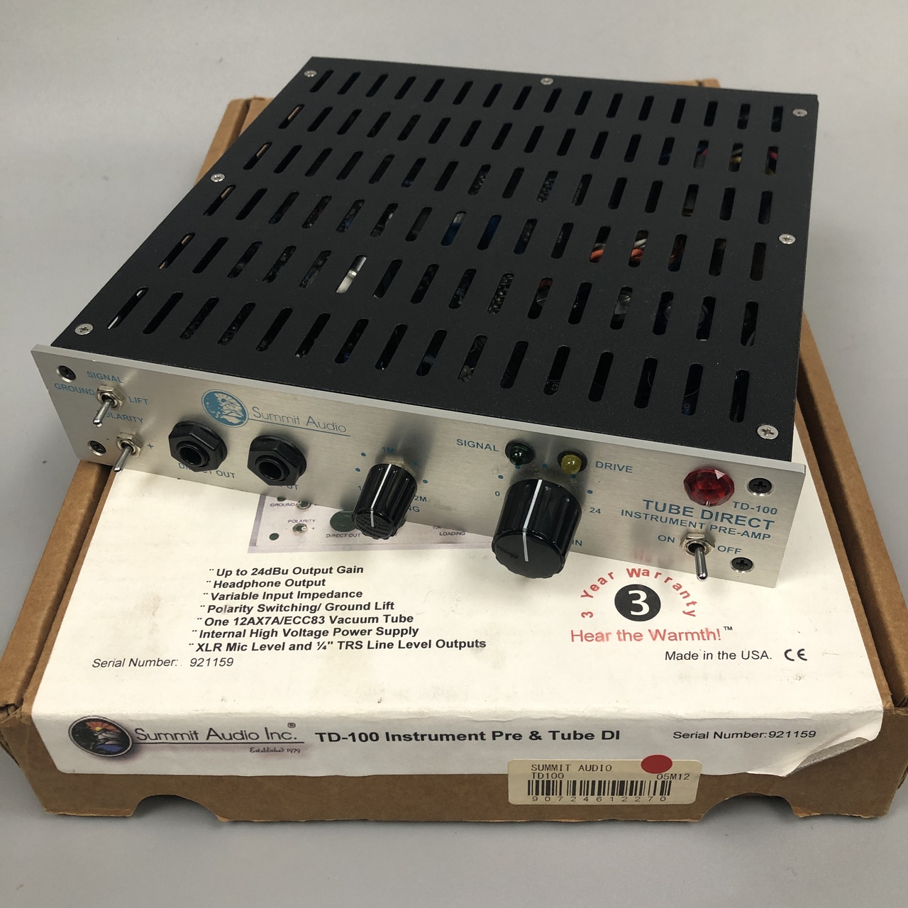 SUMMIT AUDIO TD-100 買取りました。デジマートにて￥ 79,800で