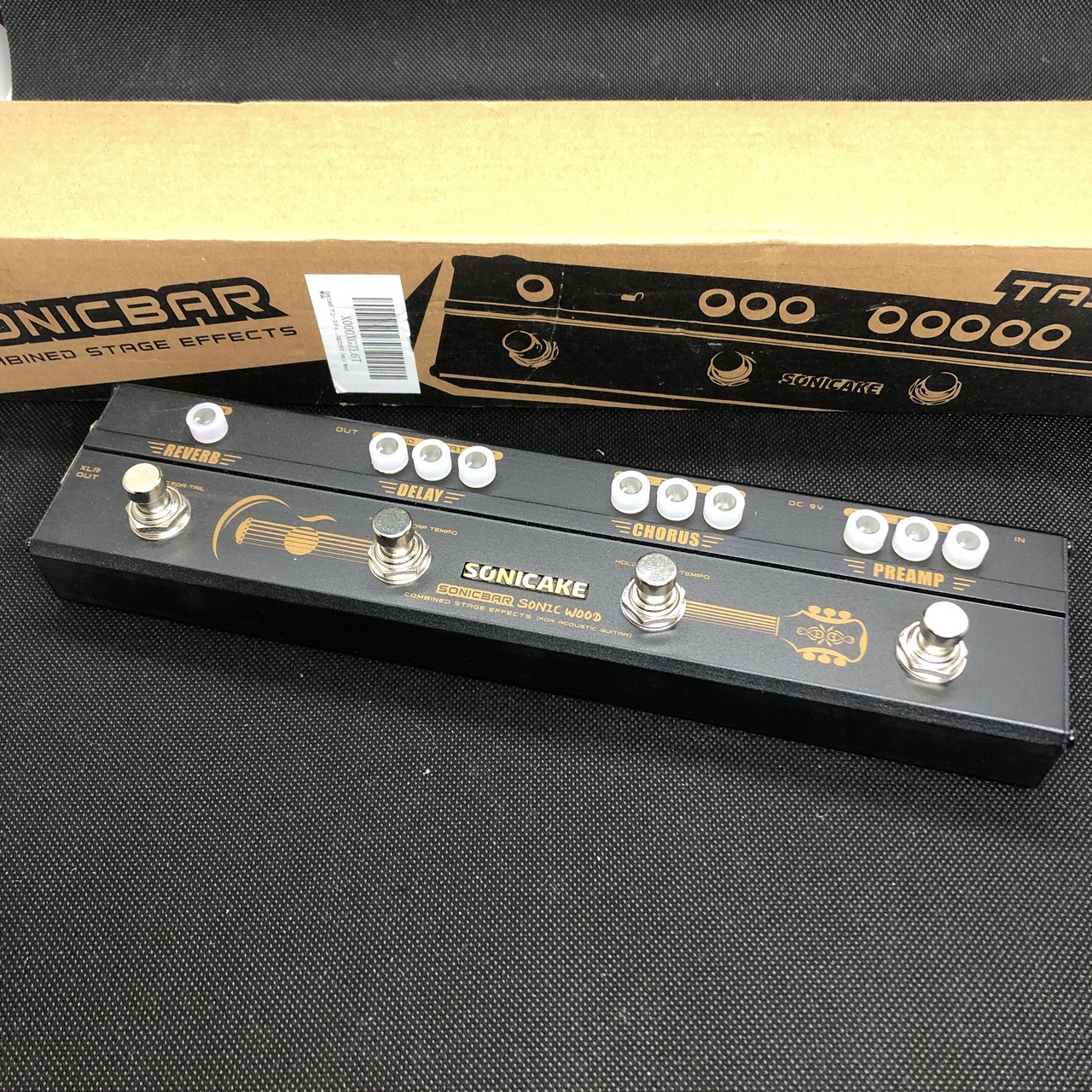 SONICAKE Sonic Wood アコギ用マルチエフェクター買取りました