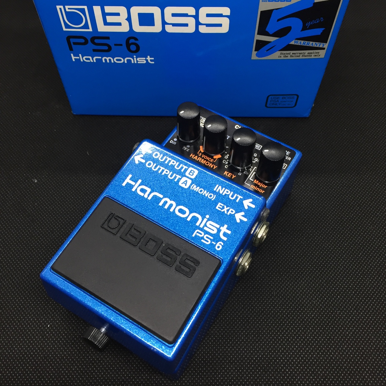 【美品】 BOSS PS-6 Harmonist 台湾製 BOSS PS-6 Harmonist 2012年製 MADE IN TAIWAN 買取りました