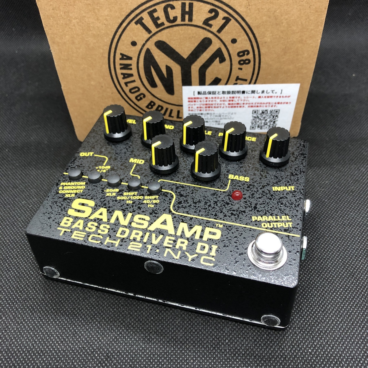 TECH21 Sansamp Bass Driver DI V2 買取りました。デジマートに