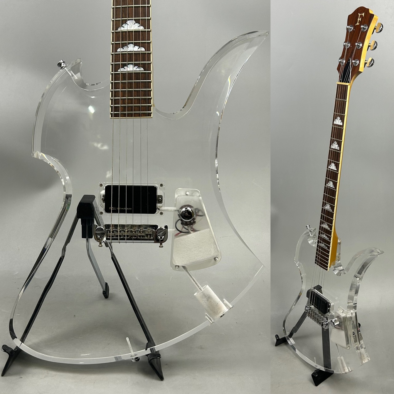 FERNANDES MG-115C HIDEモデル クリスタル モッキンバード FERNANDES MG-115C Crystal Hide上位モデル（中古）【楽器検索デジマート】