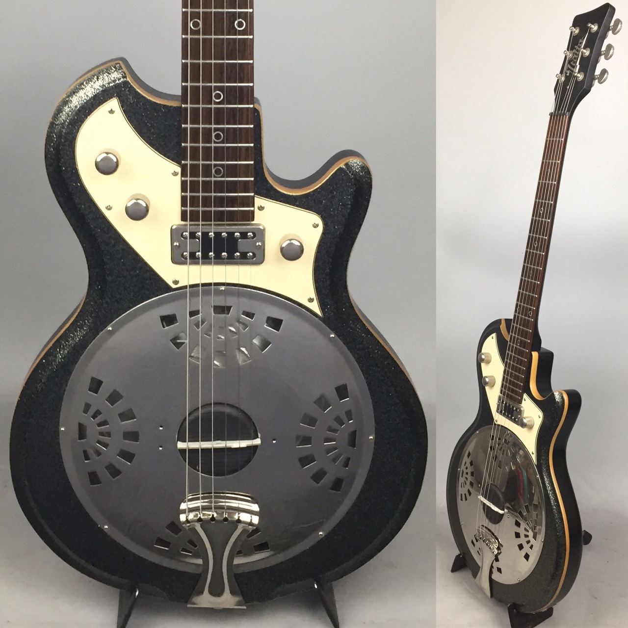 ギター mondial guitar Italia Guitars Mondial Sonoro Satin Black Sparkle 買取りました