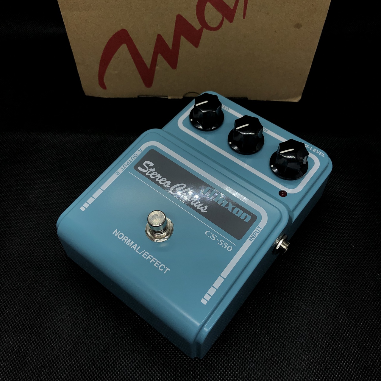 Maxon Stereo Chorus CS-550 本体のみ Maxon CS-550 Stereo Chorus 買取りました。デジマートにて￥18,000で