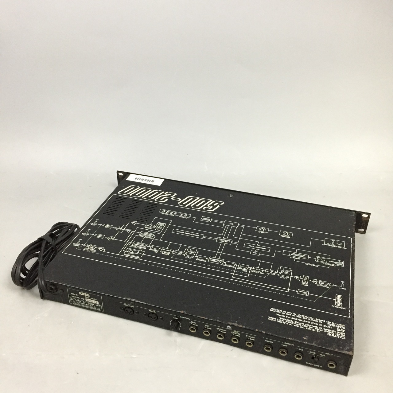 KORG SDD-2000 Sampling Digital Delay 買取りました。デジマートにて