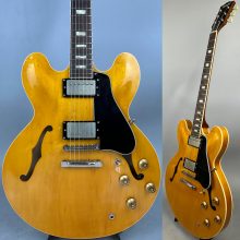 現場で活躍するスタジオミュージシャンからも高い評価を受けるブランド 丁寧な木工と厳選されたマテリアル 豊かな倍音と繊細なレスポンス Addictone 335 Amber Natural 買い取らせていただきました。