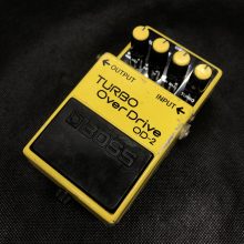 黒ラベル期の極上ドライブ。当時のパーツならではの太く温かいジャパンヴィンテージトーン！BOSS OD-2 1987年製 MADE IN JAPAN 黒ラベル ACA電源買い取らせていただきました。
